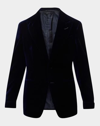 Tom Ford Men & apos;s Wool-Silk Velvet Cocktail Jacket