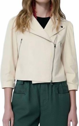 M&eacute;lissa Nepton Clover Cropped Jacket In Cream
