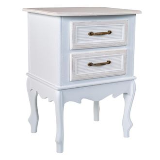 Wanderlust Deco Wanderlust Deco - Mesita De Madera Blanca 42x34x57