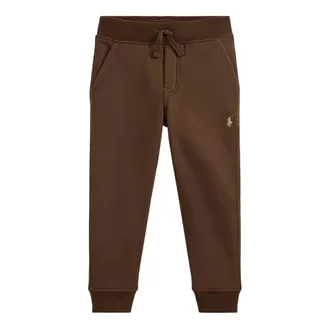 Polo Ralph Lauren Broeken, Heren, Bruin, M, Katoen, Broek met logo van katoenmix