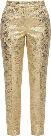 Dolce & Gabbana Pantalones - Trousers - Mujer - Amarillo - M