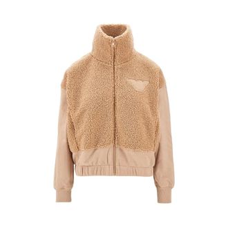 Emporio Armani Gebreid vest - Dames - Sweatshirts & Hoodies - Beige - Maat: XL Katoen