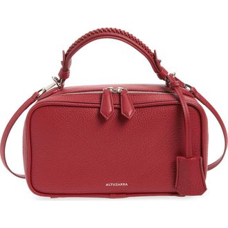 Altuzarra Tack Trunk Crossbody Bag in Deep Cherry at Nordstrom