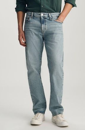 Mavi Zach Straight Leg Jeans in Light Shaded Classic Blue at Nordstrom, Size 31 X 30