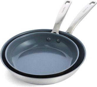 GreenPan Greenpan Trevisio 9.5In & 11In Frypan Set