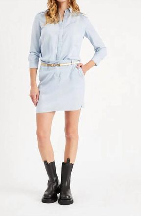 Etienne Marcel Tunic Dress In Sky Blue