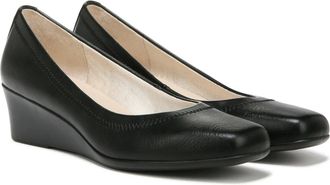 Life Stride Womens Lifestride Groovy C8207S3003 Sandals Black Wedge Heel HAWK2659