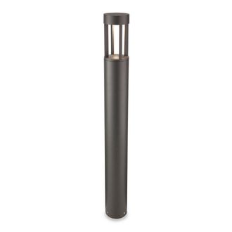 Netlighting Delta LED 1 Light Outdoor Tall Bollard Post Graphite IP54 in Grey