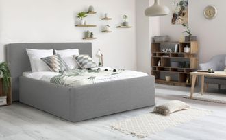 Inosign Polsterbett »Dalina« geradliniges Kopfteil, in 5 Breiten, auch in 220cm Länge