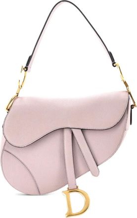 Dior Saddle Handbag Leather Medium shoulder bag - Purple