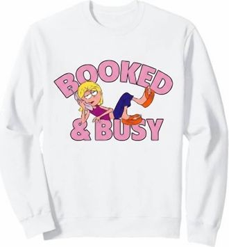 Happy Hour Womens Busy Lizzie Sweatshirt In White