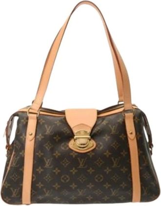 Louis Vuitton Pre-owned Shoulder Bags, female, Brown, Size: ONE SIZE Pre-owned Canvas louis-vuitton-bags