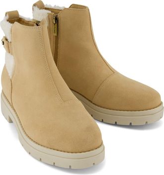 Toms Astrid Short Boot in Beige/Khaki at Nordstrom, Size 11