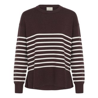 Kaffe Dames, Truien, Bruin, Maat: XS