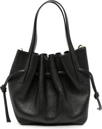 Yuzefi Mini Scallop Pebbled-leather Tote Bag