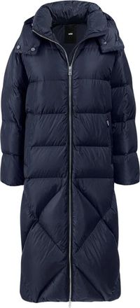 Add Piumino con cappuccio in nylon lucido - - Coats - Donna - Blu - M
