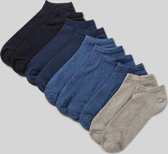 s.Oliver Red Label Sneakersocken mit Stretch-Anteil im 10er-Pack in Jeansblau, Gr&ouml;&szlig;e 39-42