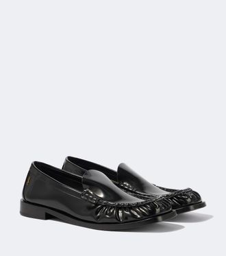 Saint Laurent Theobald Cassandre leather loafers
