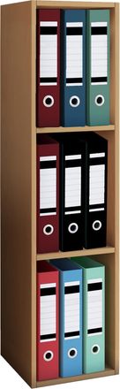 ebuy24 Estanter&iacute;a De Madera Vcm De Pie Gabinete De Archivo De Ahorro De Espacio Dimensiones: Al. 107 X An. 34 X P. 30 Cm Estante Elegante De Pie Estante De O