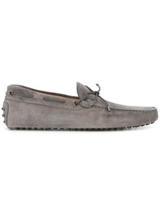 Tod's tied-up loafers - Grigio