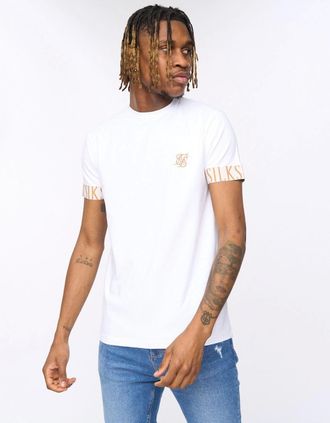 Sik Silk Mens Tech T Shirt Sn99 - White - Size: 2X large