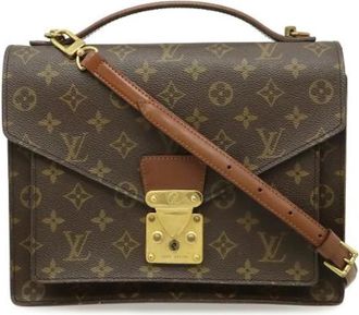 Louis Vuitton Pre-owned Monogram 2way Tas - Dames - Vintage Handtas - Bruin - ONE Size - Vintage