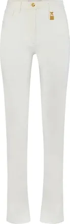 Elisabetta Franchi Mujer, Vaqueros, Blanco, Talla: W31