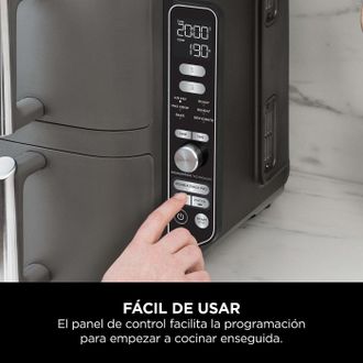 Ninja Freidora Sin Aceite Ninja Sl400eu Vertical 9,5l (4,75+4,75l)