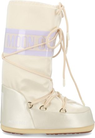 Moon Boot Off White Logo Pearly Boots