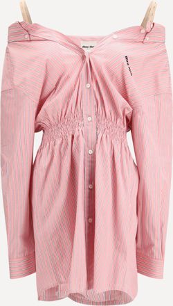 Miu Miu Abito corto a righe Woman 40