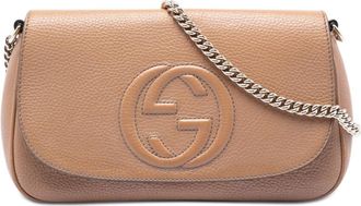 Gucci Pre-owned Gucci Medium Calfskin Soho Chain Flap Crossbody Ladies DLMVMP3A9MODLRD8