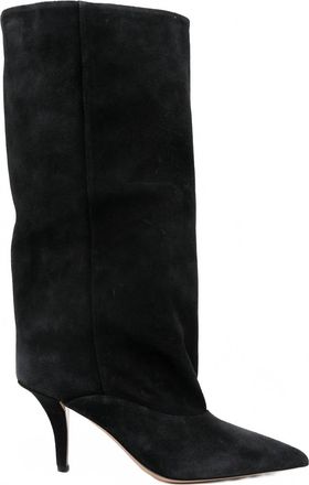 PARIS TEXAS Womens Ines Boots In Black Suede