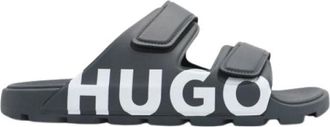 HUGO BOSS Schoenen > Flip Flops & Slippers - Dames - Sandalen - Grijs - 45 EU - Schoenen