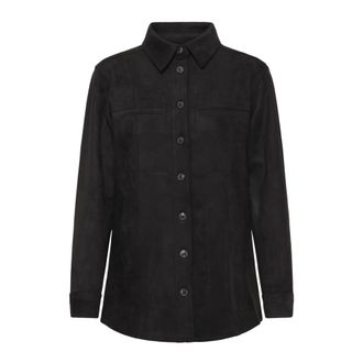 Ichi Ihinafo SH Bluser - - Blouses & Shirts - Donna - Nero - XS