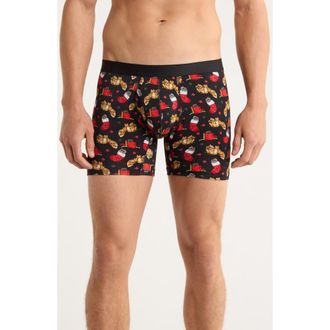 MeUndies Stretch Boxer Briefs in Whisker Wonderland at Nordstrom Rack, Size Medium