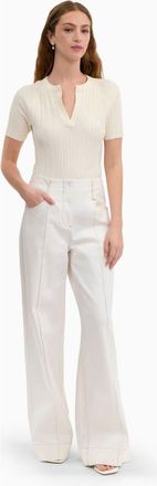 Rebecca Taylor Boucle Knit Sweater in Ivory at Nordstrom, Size X-Small