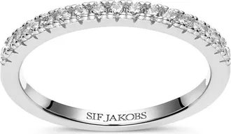 Sif Jakobs Jewellery Ring Ellera in Sterling Silver/white at Nordstrom, Size 7.5