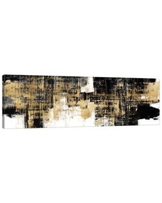 iCanvas Icanvas Amplified Gold On Black Canvas Wall Art