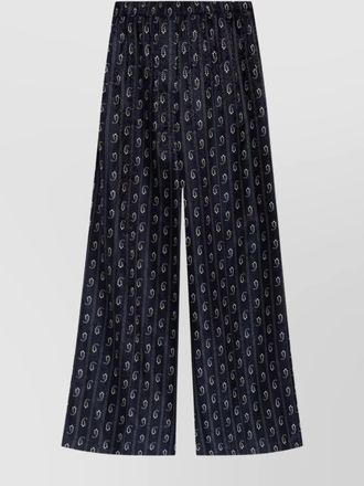 Tory Burch relaxed wide leg trousers pattern