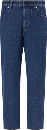 Stone Island J100006 Vijf-zakken Jeans - Heren - Jeans - Blauw - Maat: W30 Katoen