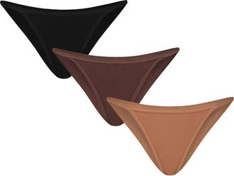 Negative Underwear Cloud Cotton String Bikini 3-Pack in Deep at Nordstrom, Size X-Large