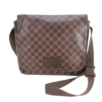 Louis Vuitton Pre-owned Cross Body Bags, male, Brown, Size: ONE SIZE Pre-owned Brooklyn MM Shoulder Bag