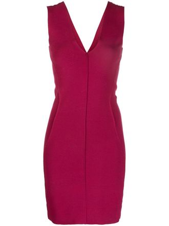 Rick Owens Miniabito con scollo a V - Rosa