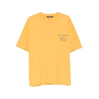 Cole Buxton Athletic Inc T-shirt - male - Cole Buxton - T-Shirts - Yellow - XL - Tops