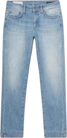 Dondup Rose Jeans voor een stijlvolle look - Dames - Cropped Jeans - Blauw - W27 - Jeans