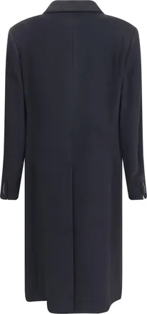 Our Legacy Mens Wool Whale Coat Black Hairy Mohair; Wool; Polyamide