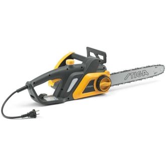 STIGA Sports Cs 122c (16) Motosierra El&eacute;ctrica, Motor 2,2 Kw, Tensi&oacute;n De Cadena Sin Herramientas, Corte Seguro Y Eficiente