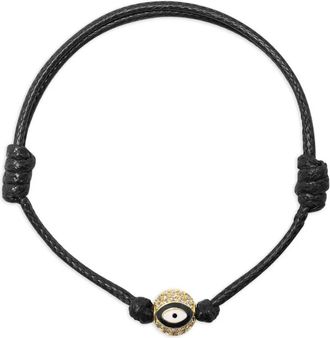 Nialaya Armband met boos oog detail - Goud