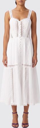 Charo Ruiz Ibiza Abito midi Defelle Charo Ruiz Ibiza in misto cotone