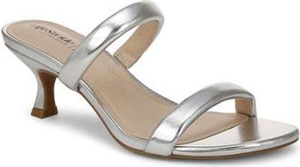 Life Stride Nalani Slide Sandal in Silver at Nordstrom, Size 9.5